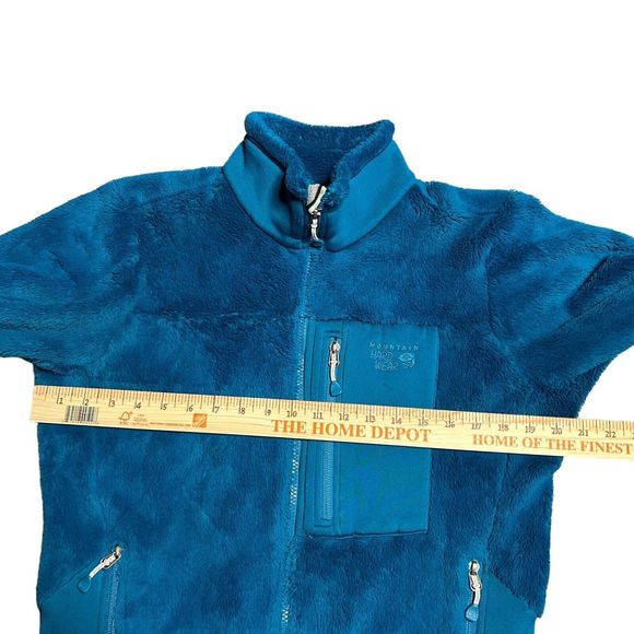 Mountain Hardwear Jacket Monkey Fleece Full Zip Medium Blue Outdoor‎ Activewear - Picture 7 of 9